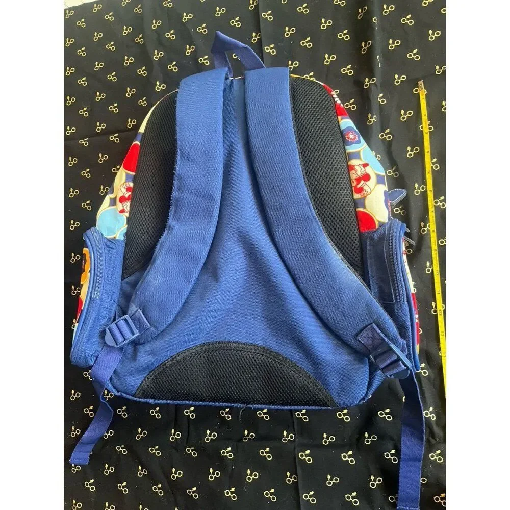Disney parks Mickey Mouse backpack blue yellow and red